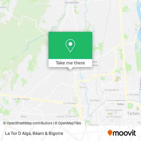 La Tor D Aiga map