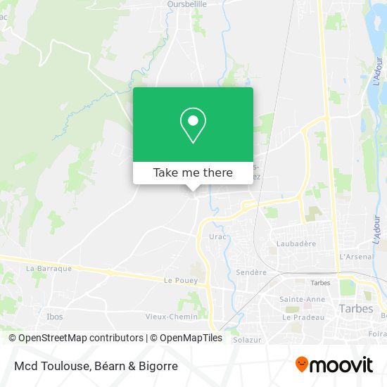 Mcd Toulouse map
