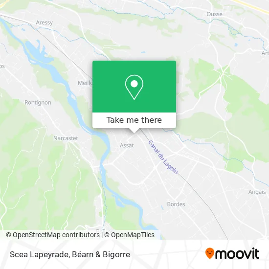 Scea Lapeyrade map