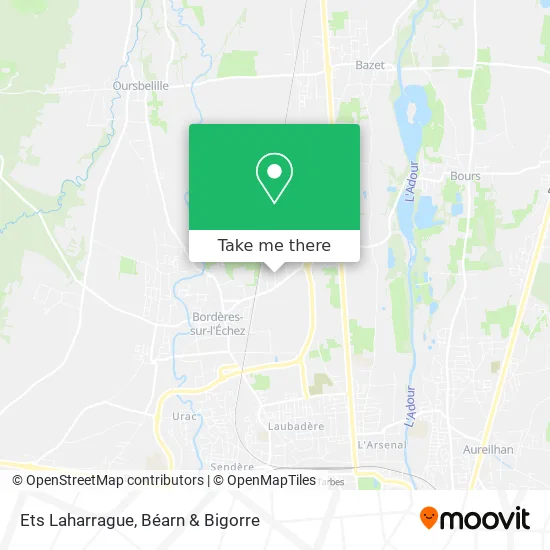 Ets Laharrague map