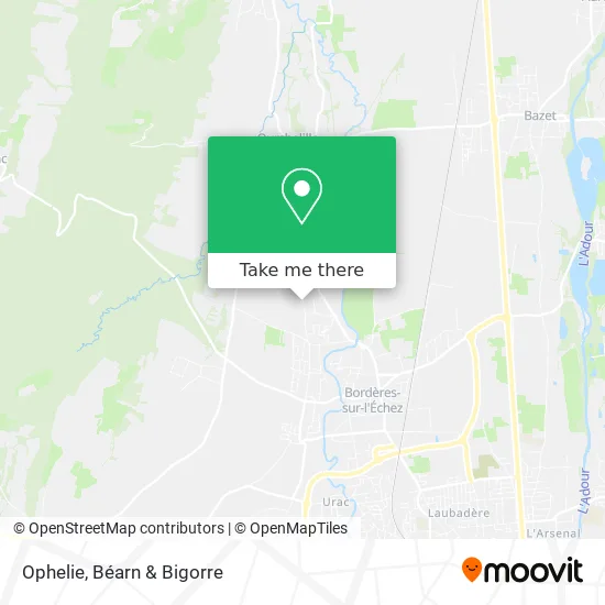 Ophelie map