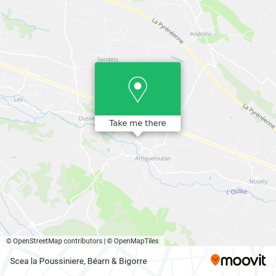 Scea la Poussiniere map