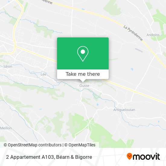 2 Appartement A103 map