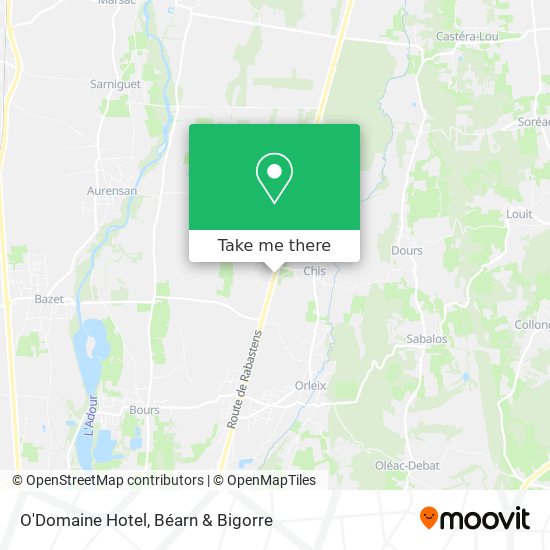 O'Domaine Hotel map