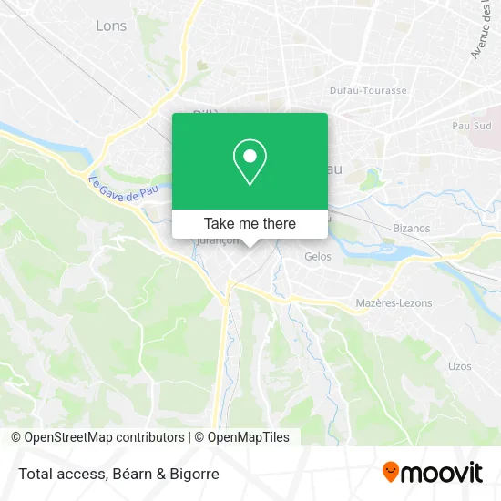 Total access map