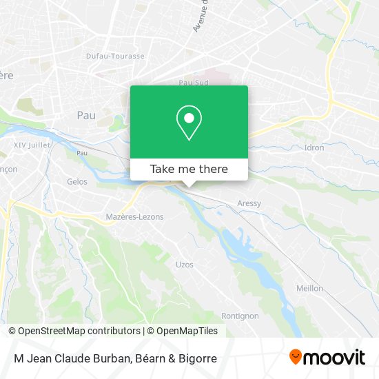 M Jean Claude Burban map