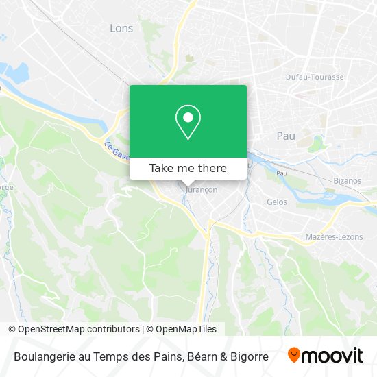 Boulangerie au Temps des Pains map