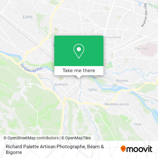 Richard Palette Artisan Photographe map