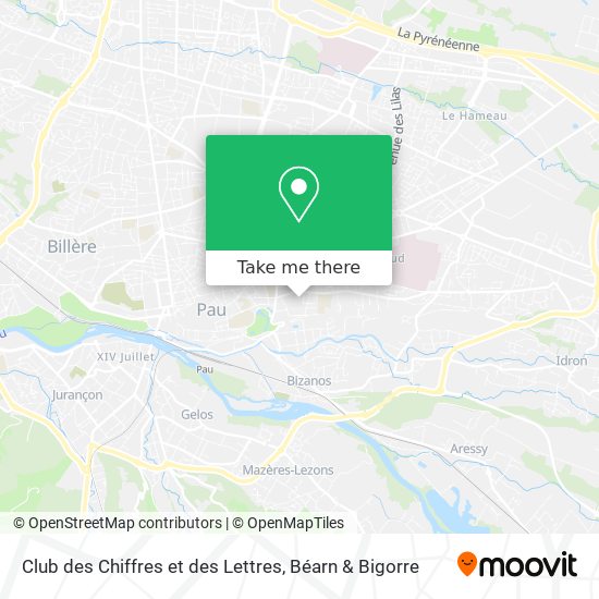 Club des Chiffres et des Lettres map