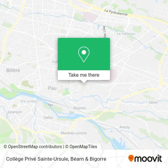 Collège Privé Sainte-Ursule map
