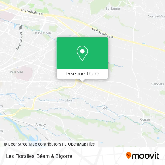 Les Floralies map