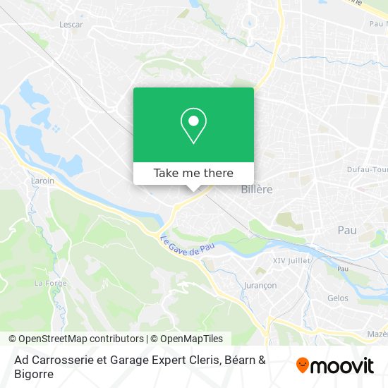 Ad Carrosserie et Garage Expert Cleris map