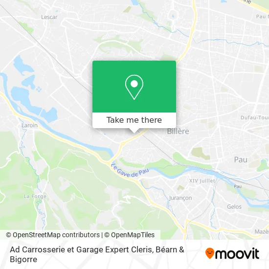 Ad Carrosserie et Garage Expert Cleris map