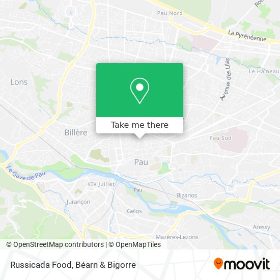 Russicada Food map