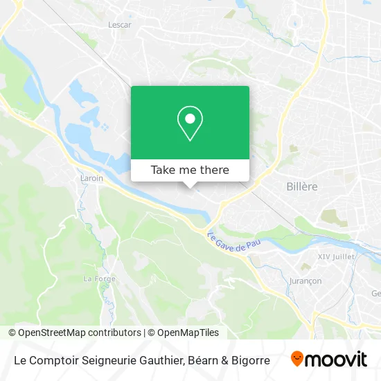 Le Comptoir Seigneurie Gauthier map