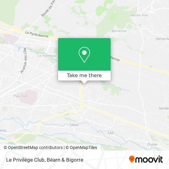 Le Privilège Club map