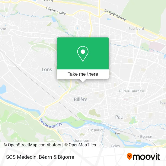 SOS Medecin map