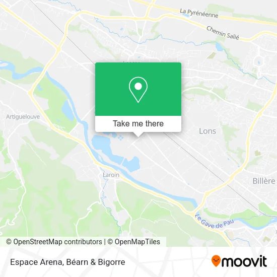 Espace Arena map