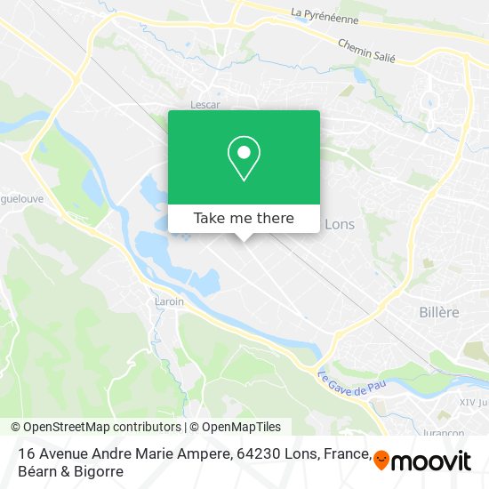 16 Avenue Andre Marie Ampere, 64230 Lons, France map