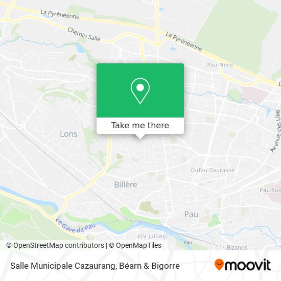 Salle Municipale Cazaurang map