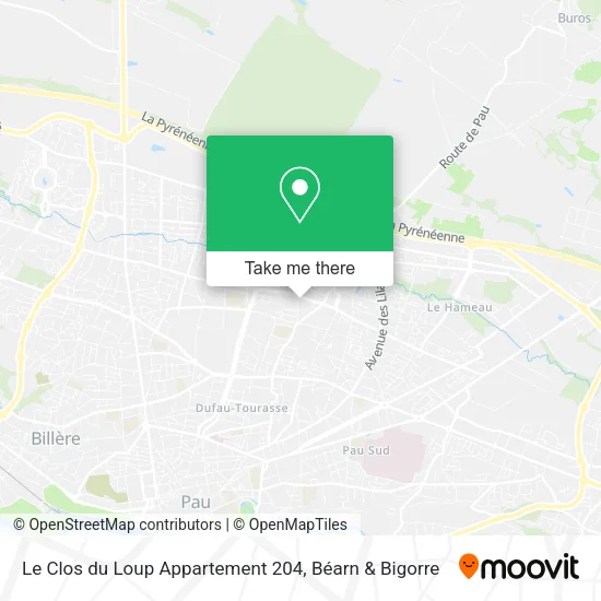 Le Clos du Loup Appartement 204 map