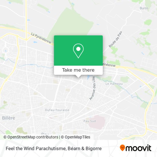 Feel the Wind Parachutisme map