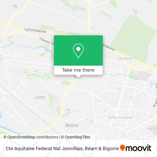 Cte Aquitaine Federat Nal Joinvillais map