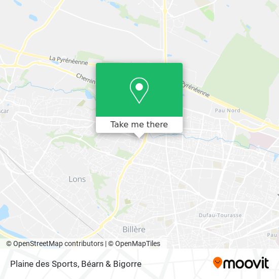 Plaine des Sports map
