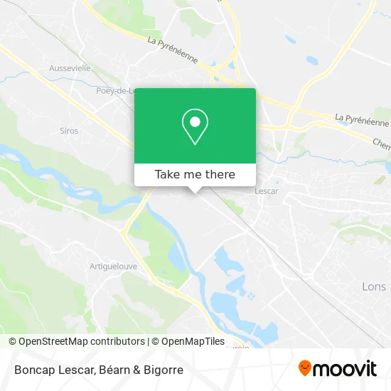 Boncap Lescar map