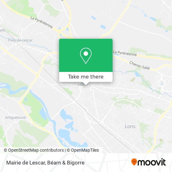 Mairie de Lescar map
