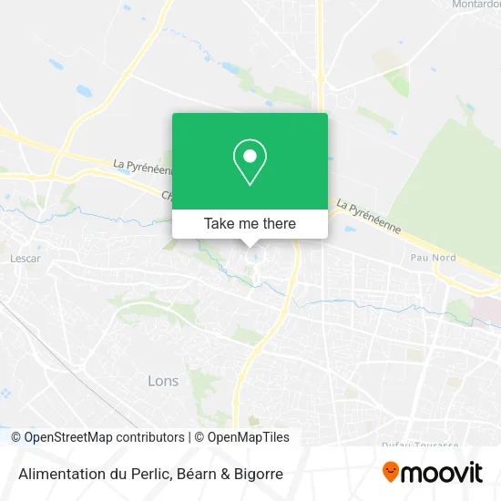 Alimentation du Perlic map