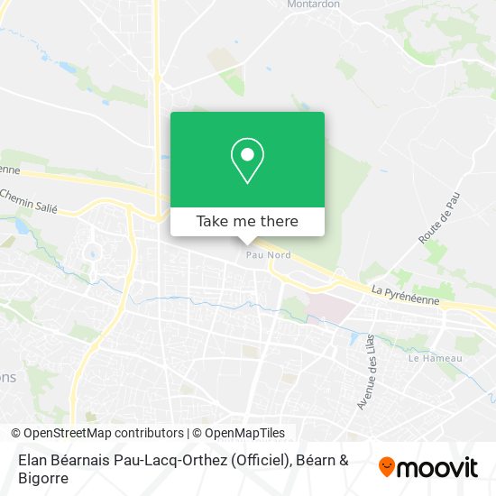 Elan Béarnais Pau-Lacq-Orthez (Officiel) map