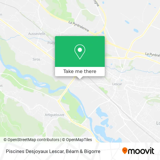 Piscines Desjoyaux Lescar map