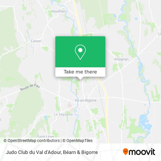 Judo Club du Val d'Adour map
