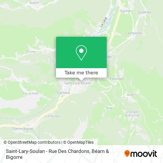 Saint-Lary-Soulan - Rue Des Chardons map