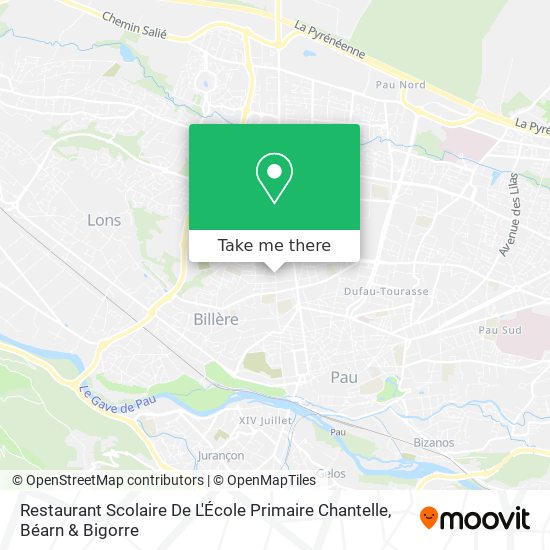 Restaurant Scolaire De L'École Primaire Chantelle map