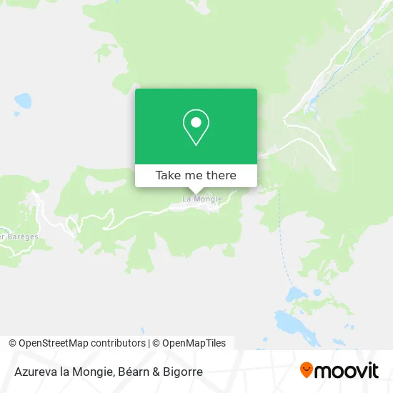 Azureva la Mongie map