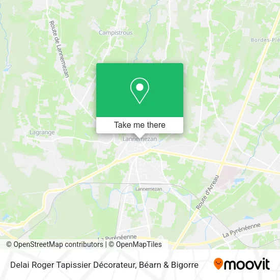 Delai Roger Tapissier Décorateur map