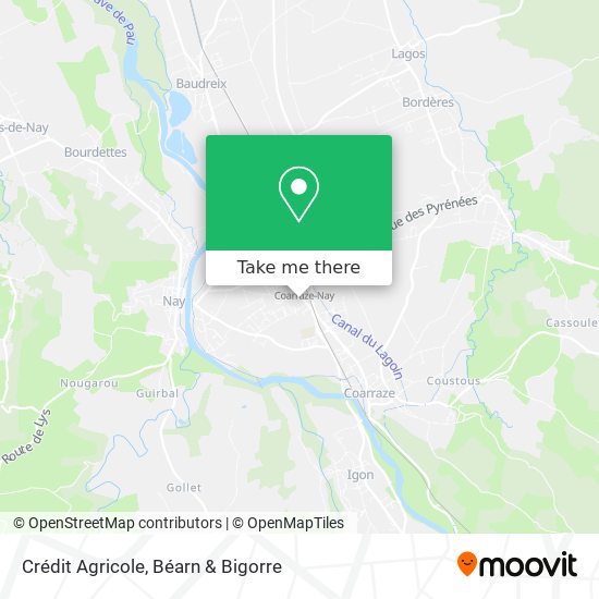 Crédit Agricole map