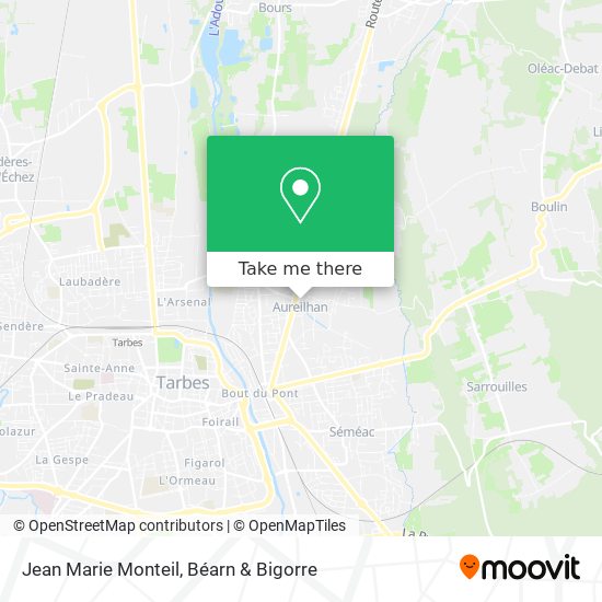 Jean Marie Monteil map