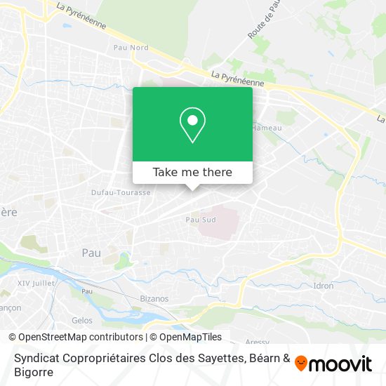 Syndicat Copropriétaires Clos des Sayettes map