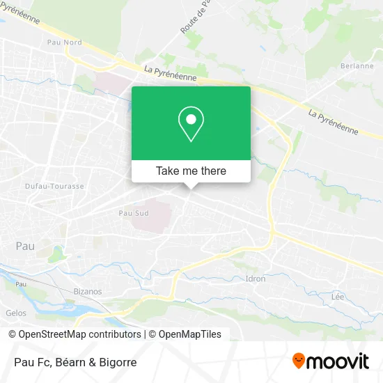 Pau Fc map