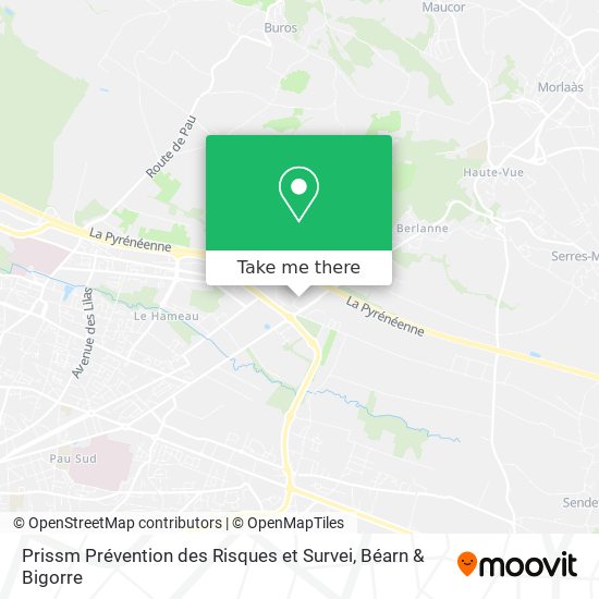 Prissm Prévention des Risques et Survei map