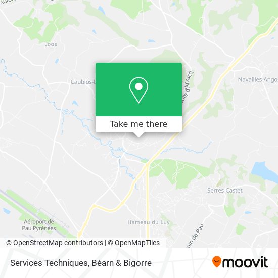 Services Techniques map