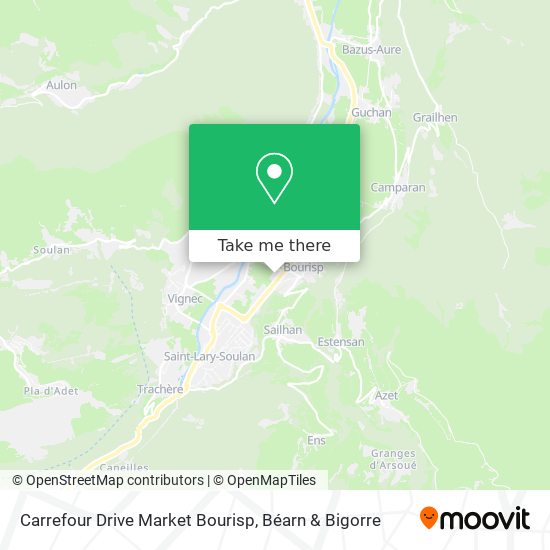 Carrefour Drive Market Bourisp map
