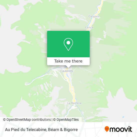 Au Pied du Telecabine map