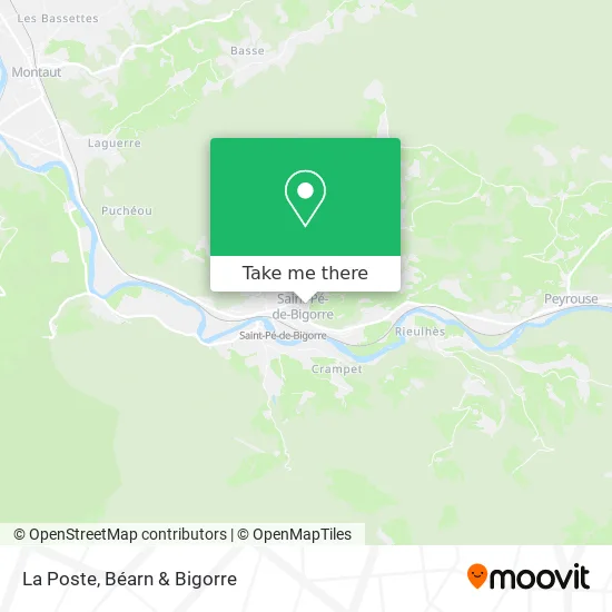 La Poste map