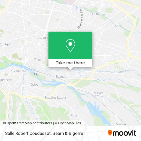 Salle Robert Coudassot map