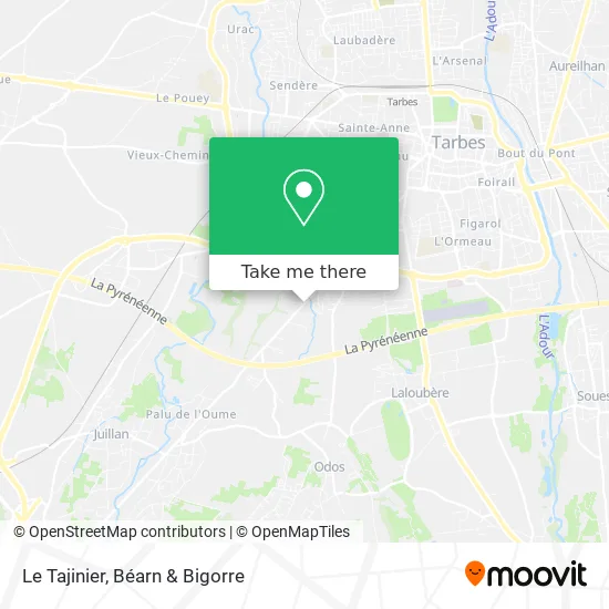 Le Tajinier map