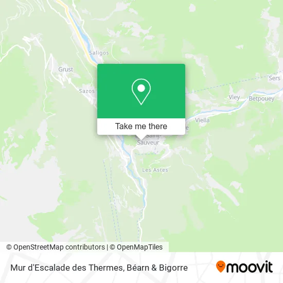 Mur d'Escalade des Thermes map
